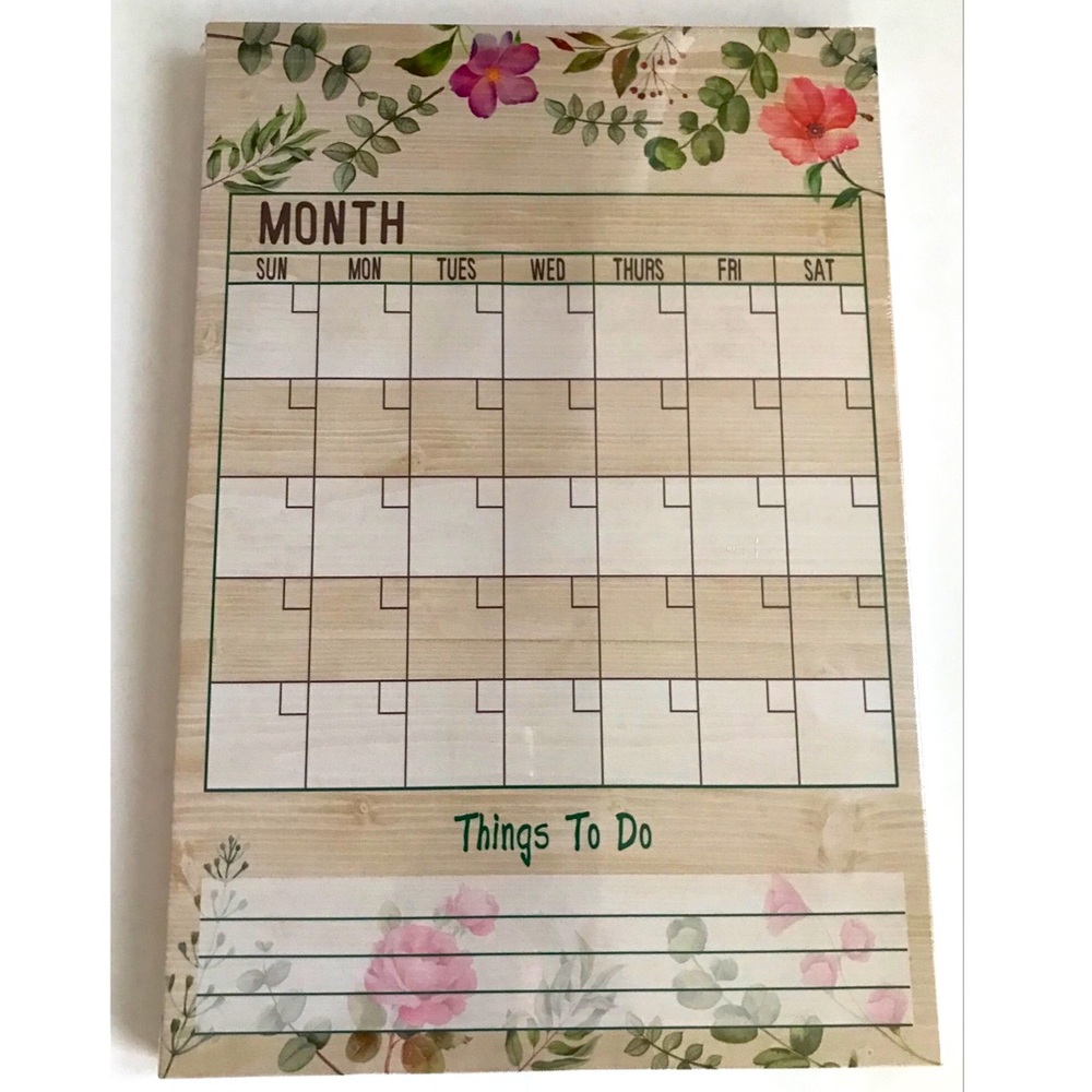 Home Decor Canvas Calendar
